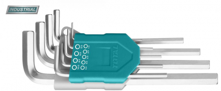 Scule si utilaje constructii - TOTAL - Set 9 chei imbus Torx - T10-T50 - Cr-V (INDUSTRIAL)