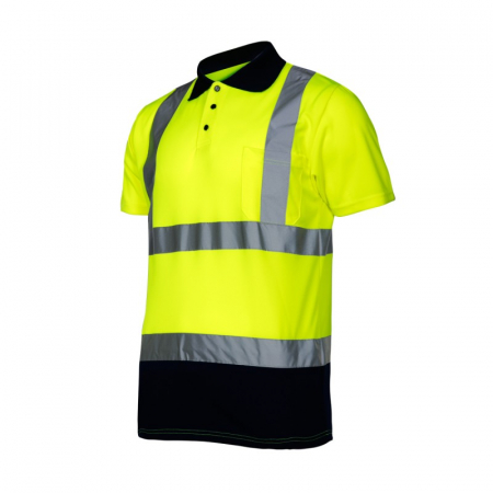 Echipamente de protectie - TRICOU REFLECTORIZANT POLO / VERDE - 2XL