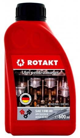 Accesorii motosape | motocultoare - Ulei pentru motoarele in 4 timpi, sae 15w-40, api sj/cf-4, Rotakt