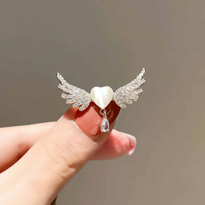 Broșă Silver Heart [3]
