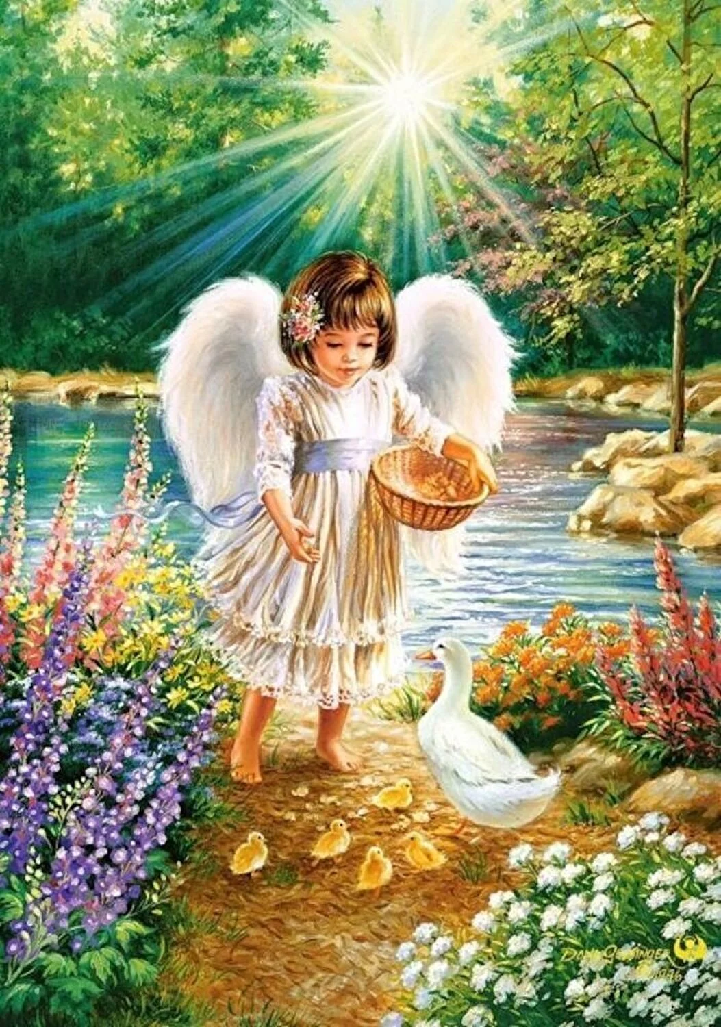 Puzzle Îngerașul și bobocii, 500 piese, Castorland [2]