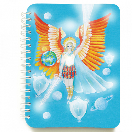 Papetărie - Agendă cu spiră Arhanghelul Mihail, 12 x 16 cm