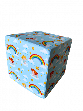 Produse pentru copii - Taburet Units, Blue Angel Cube