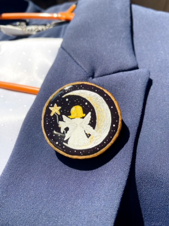 Broșă Handmade „Îngerașul Lunii" [5]