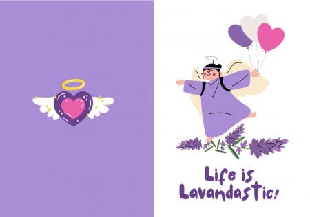 Felicitare "Life is Lavandastic" [1]