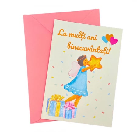 Papetărie - Felicitare "La mulți ani"