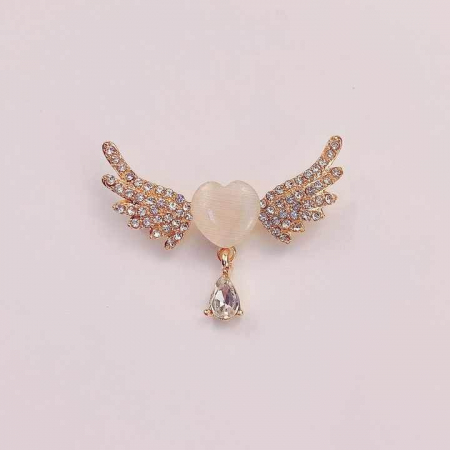 Broșă Golden Heart [10]