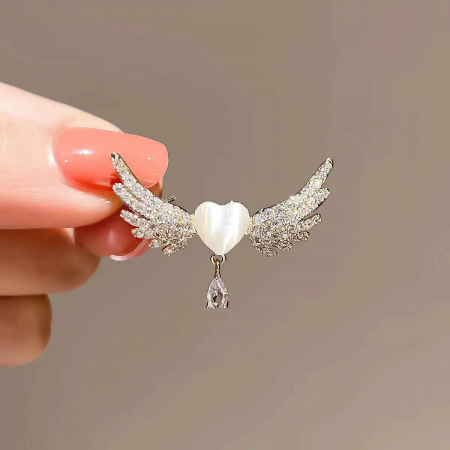 Broșă Silver Heart [3]
