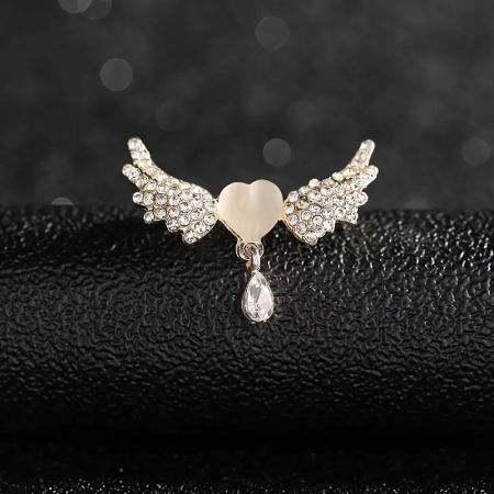 Broșă Silver Heart [8]