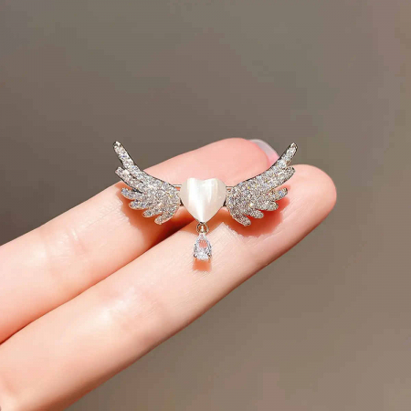 Broșă Silver Heart [1]