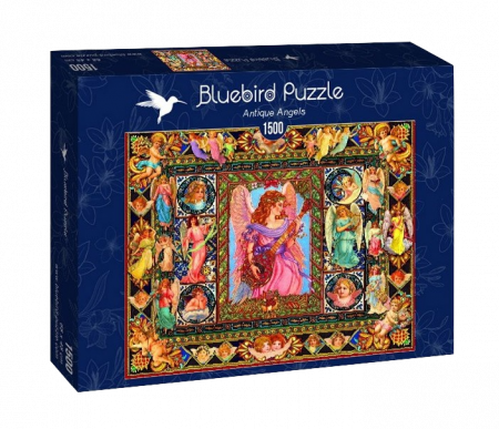 Produse pentru copii - Puzzle Antique Angels, 1500 piese, BlueBird