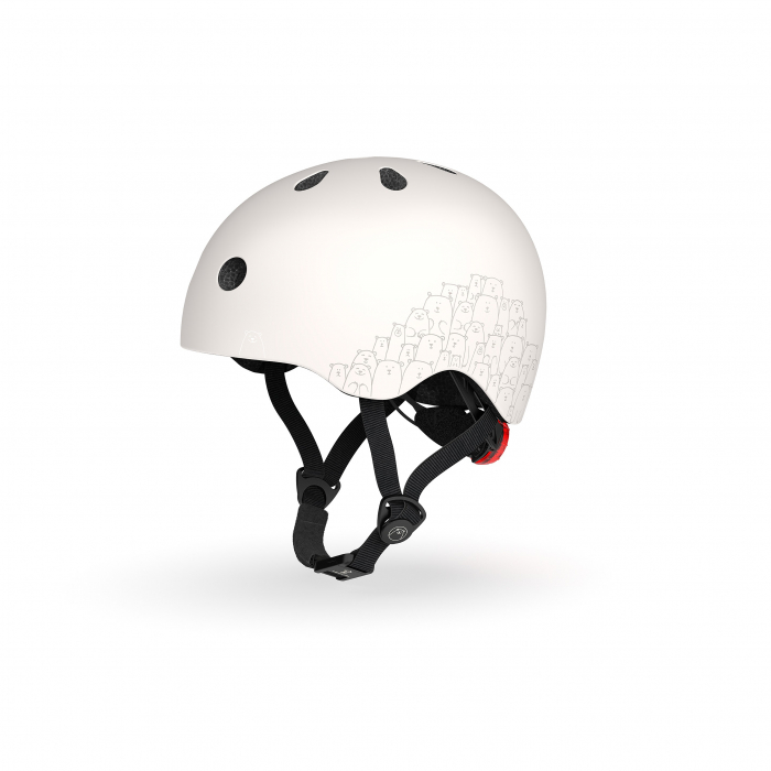 Casca de protectie pentru copii, sistem de reglare magnetic cu led, XXS-S, 45-51 cm, 1 an+, Ash Reflectorizant, Scoot & Ride [3]