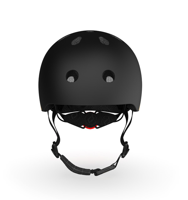 Casca de protectie pentru copii, sistem de reglare magnetic cu led, XXS-S, 45-51 cm, 1 an+, Black, Scoot & Ride [3]