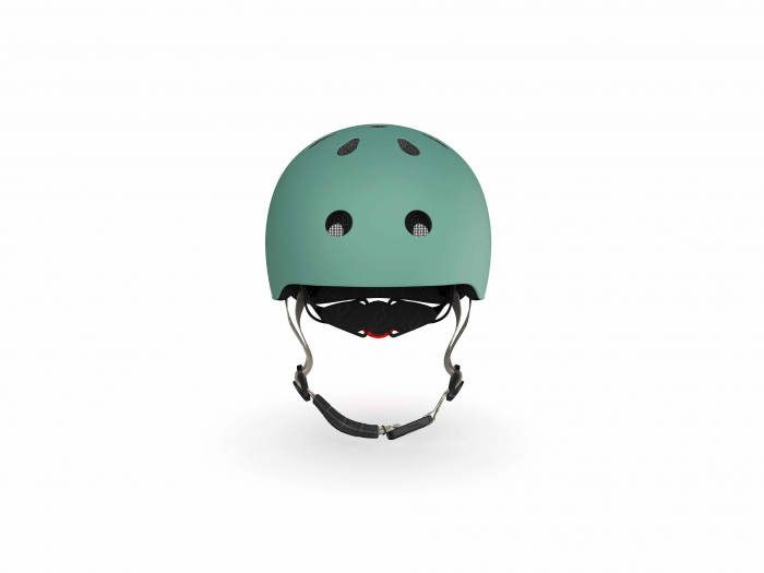 Casca de protectie pentru copii, sistem de reglare magnetic cu led, XXS-S, 45-51 cm, 1 an+, Forest, Scoot & Ride [5]