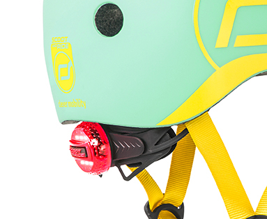Casca de protectie pentru copii, sistem de reglare magnetic cu led, XXS-S, 45-51 cm, 1 an+, Kiwi, Scoot & Ride [10]