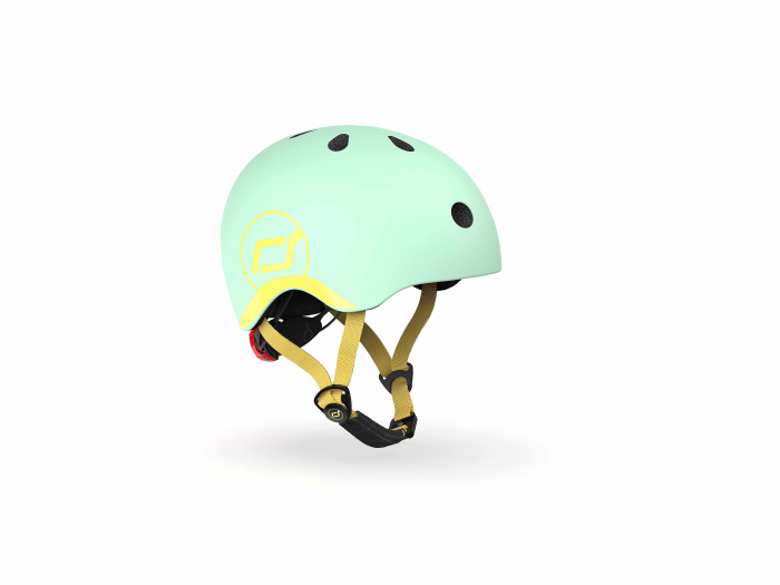 Casca de protectie pentru copii, sistem de reglare magnetic cu led, XXS-S, 45-51 cm, 1 an+, Kiwi, Scoot & Ride [2]