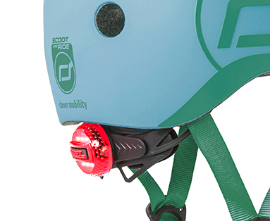 Casca de protectie pentru copii, sistem de reglare magnetic cu led, XXS-S, 45-51 cm, 1 an+, Steel, Scoot & Ride [10]