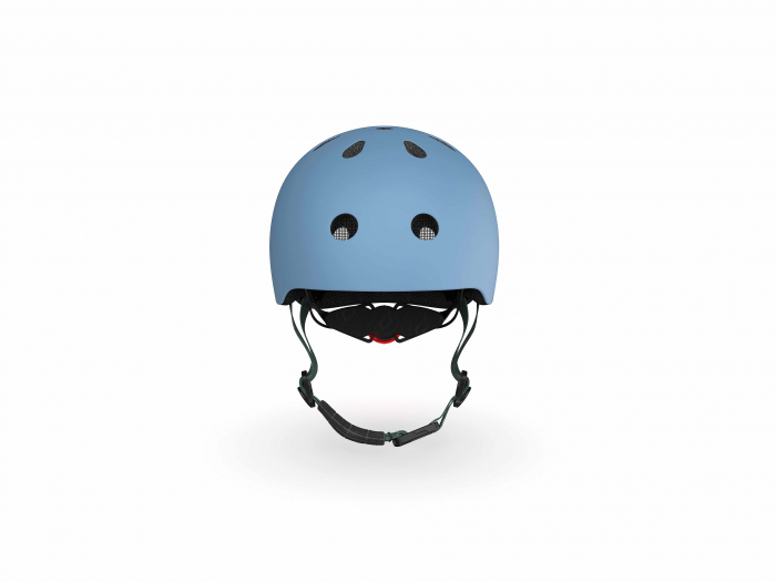 Casca de protectie pentru copii, sistem de reglare magnetic cu led, XXS-S, 45-51 cm, 1 an+, Steel, Scoot & Ride [6]