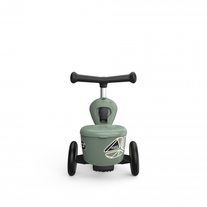 Trotineta copii cu sezut, suport jucarie, transformabila 2in1, HighwayKick 1 Lifestyle Greenlines, 1-5 ani, pana la 50 kg, Scoot & Ride [5]