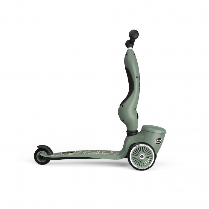 Trotineta copii cu sezut, suport jucarie, transformabila 2in1, HighwayKick 1 Lifestyle Greenlines, 1-5 ani, pana la 50 kg, Scoot & Ride [23]