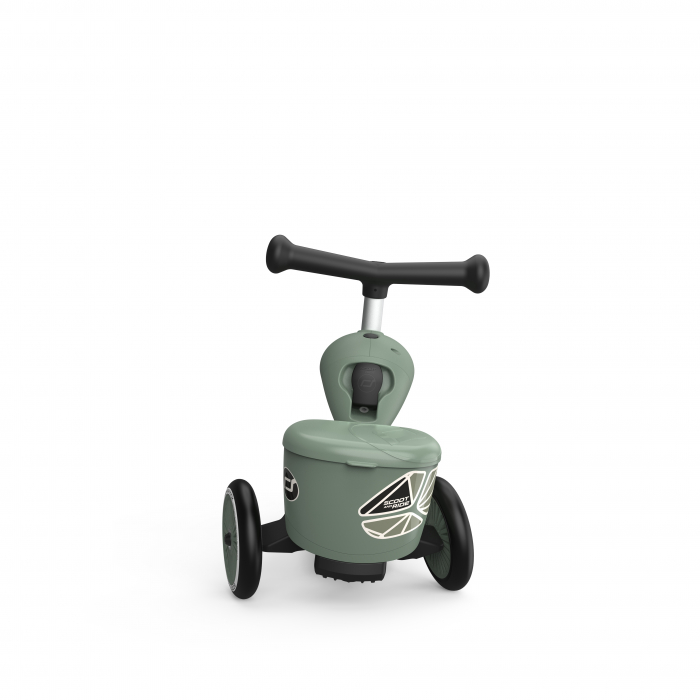 Trotineta copii cu sezut, suport jucarie, transformabila 2in1, HighwayKick 1 Lifestyle Greenlines, 1-5 ani, pana la 50 kg, Scoot & Ride [8]
