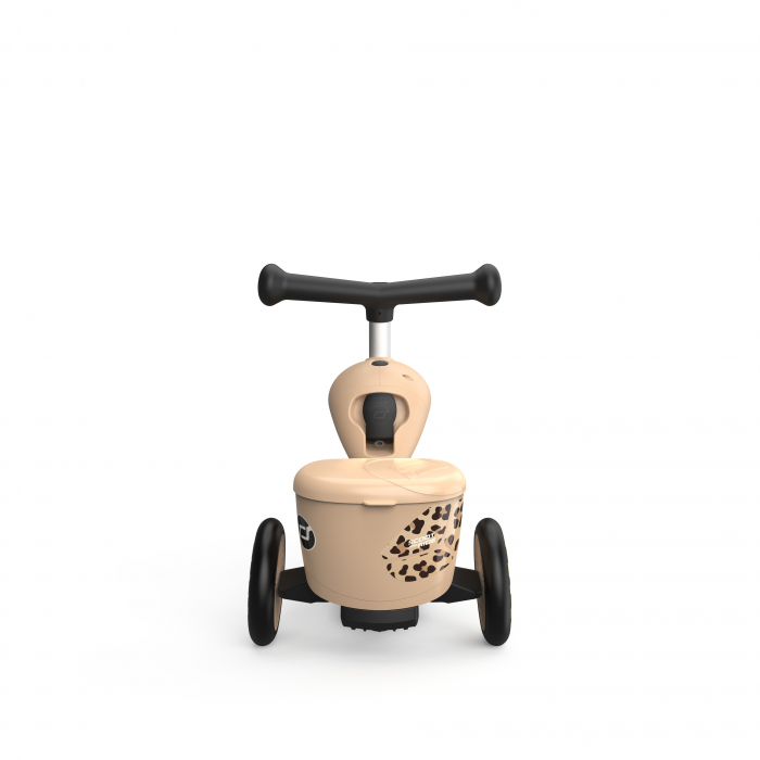Trotineta copii cu sezut, suport jucarie, transformabila 2in1, HighwayKick 1 Lifestyle Leopard, 1-5 ani, pana la 50 kg, Scoot & Ride [3]