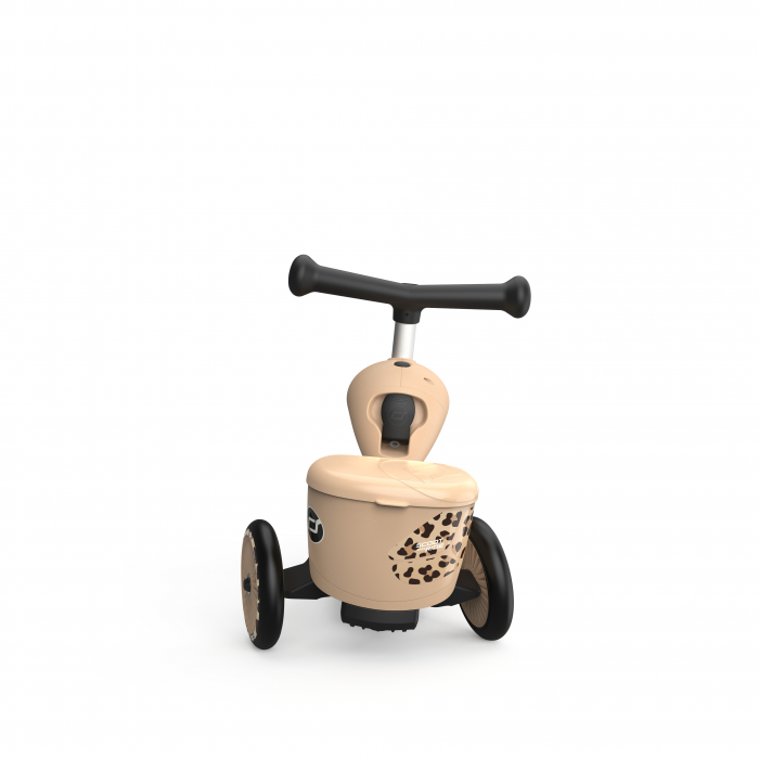 Trotineta copii cu sezut, suport jucarie, transformabila 2in1, HighwayKick 1 Lifestyle Leopard, 1-5 ani, pana la 50 kg, Scoot & Ride [5]