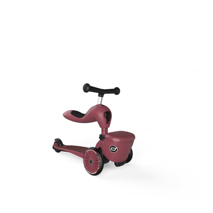 Trotineta copii cu sezut, suport jucarie, transformabila 2in1, HighwayKick 1 Lifestyle Wildcat, 1-5 ani, pana la 50 kg, Scoot & Ride [9]