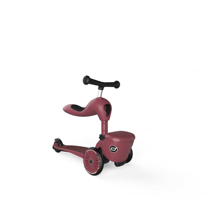 Trotineta copii cu sezut, suport jucarie, transformabila 2in1, HighwayKick 1 Lifestyle Wildcat, 1-5 ani, pana la 50 kg, Scoot & Ride [10]