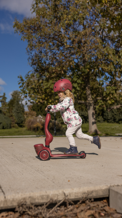 Trotineta copii cu sezut, suport jucarie, transformabila 2in1, HighwayKick 1 Lifestyle Wildcat, 1-5 ani, pana la 50 kg, Scoot & Ride [18]
