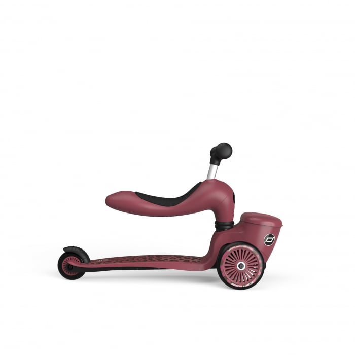 Trotineta copii cu sezut, suport jucarie, transformabila 2in1, HighwayKick 1 Lifestyle Wildcat, 1-5 ani, pana la 50 kg, Scoot & Ride [14]