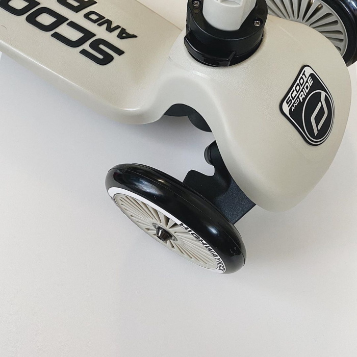 Trotineta copii cu sezut, transformabila 2in1, HighwayKick 1 Ash, 1-5 ani, pana la 50 kg, Scoot & Ride [6]