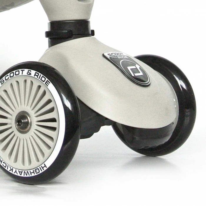 Trotineta copii cu sezut, transformabila 2in1, HighwayKick 1 Ash, 1-5 ani, pana la 50 kg, Scoot & Ride [7]