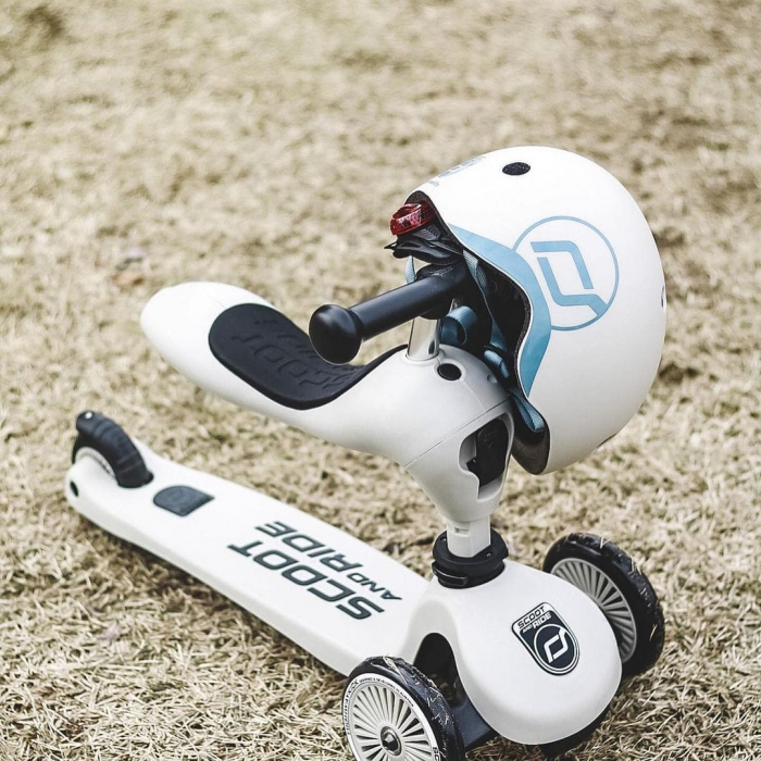 Trotineta copii cu sezut, transformabila 2in1, HighwayKick 1 Ash, 1-5 ani, pana la 50 kg, Scoot & Ride [8]