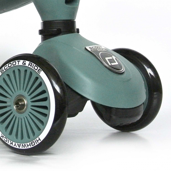 Trotineta copii cu sezut, transformabila 2in1, HighwayKick 1 Forest, 1-5 ani, pana la 50 kg, Scoot & Ride [5]