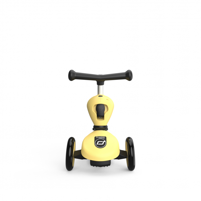 Trotineta copii cu sezut, transformabila 2in1, HighwayKick 1 Lemon, 1-5 ani, pana la 50 kg, Scoot & Ride [3]