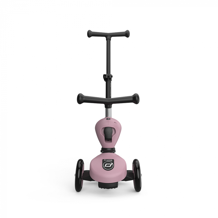 Trotineta copii cu sezut si maner, transformabila 3in1, Highwaykick 1 Push and Go Wildberry, 1-5 ani, pana la 50 kg, Scoot & Ride [6]