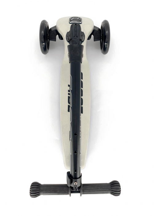 Trotineta copii pliabila, reglabila, roti luminoase, Highwaykick 3 Led Ash, 3-6 ani, pana la 50 kg, Scoot & Ride [7]