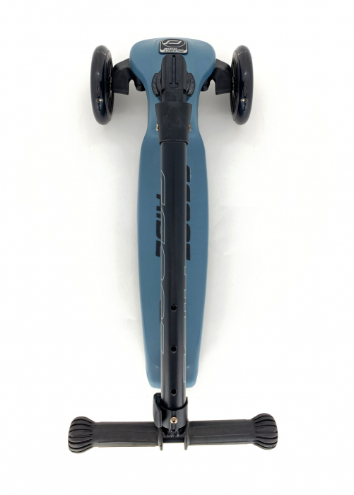 Trotineta copii pliabila, reglabila, roti luminoase, Highwaykick 3 Led Steel, 3-6 ani, pana la 50 kg, Scoot & Ride [10]