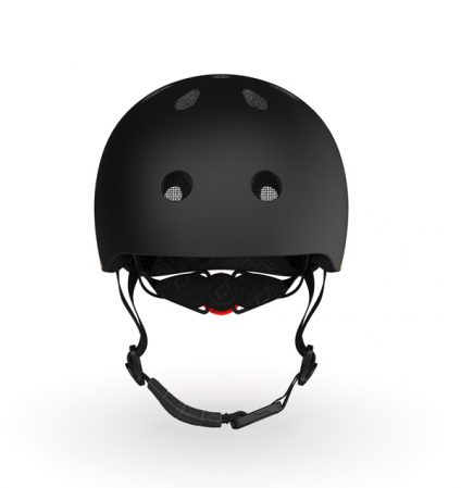 Casca de protectie pentru copii, sistem de reglare magnetic cu led, XXS-S, 45-51 cm, 1 an+, Black, Scoot & Ride [2]
