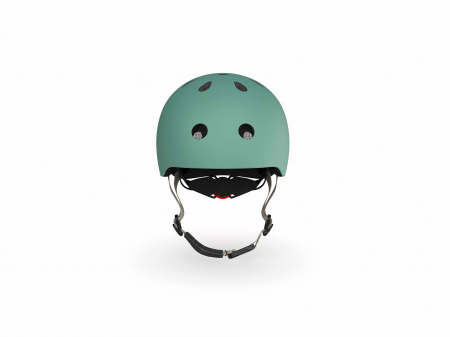 Casca de protectie pentru copii, sistem de reglare magnetic cu led, XXS-S, 45-51 cm, 1 an+, Forest, Scoot & Ride [4]