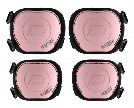 Set de protectii - Set de protectie Scoot and Ride, genunchiere si cotiere, marime S, Rose