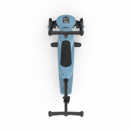 Trotineta copii cu sezut si maner, transformabila 3in1, Highwaykick 1 Push and Go Steel, 1-5 ani, pana la 50 kg, Scoot & Ride [8]
