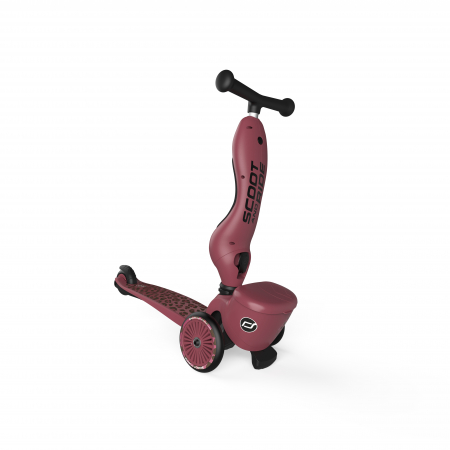 Trotineta copii cu sezut, suport jucarie, transformabila 2in1, HighwayKick 1 Lifestyle Wildcat, 1-5 ani, pana la 50 kg, Scoot & Ride [6]