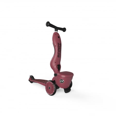 Trotineta copii cu sezut, suport jucarie, transformabila 2in1, HighwayKick 1 Lifestyle Wildcat, 1-5 ani, pana la 50 kg, Scoot & Ride [2]