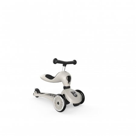 Trotineta copii cu sezut, transformabila 2in1, HighwayKick 1 Ash, 1-5 ani, pana la 50 kg, Scoot & Ride [1]