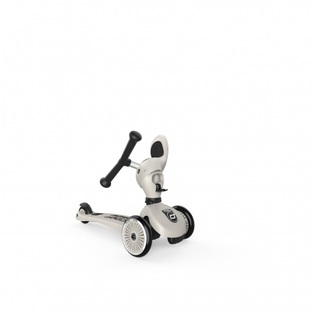 Trotineta copii cu sezut, transformabila 2in1, HighwayKick 1 Ash, 1-5 ani, pana la 50 kg, Scoot & Ride [4]