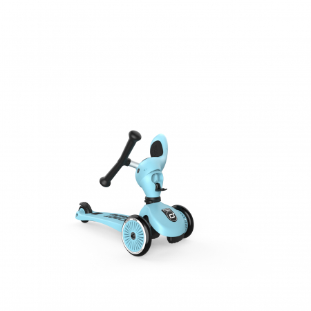 Trotineta copii cu sezut, transformabila 2in1, HighwayKick 1 Blueberry, 1-5 ani, pana la 50 kg, Scoot & Ride [5]