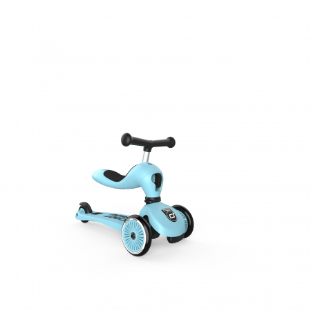 Trotineta copii cu sezut, transformabila 2in1, HighwayKick 1 Blueberry, 1-5 ani, pana la 50 kg, Scoot & Ride [3]