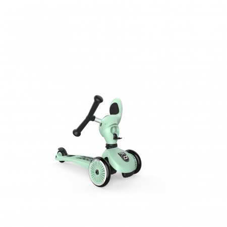 Trotineta copii cu sezut, transformabila 2in1, HighwayKick 1 Kiwi, 1-5 ani, pana la 50 kg, Scoot & Ride [5]